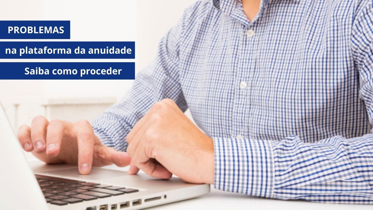 Read more about the article Comunicado: a plataforma da anuidade ONLINE está com problemas