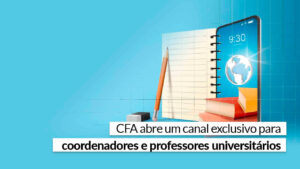 Read more about the article Faça parte e conheça as iniciativas do Sistema CFA/CRAs para o mundo acadêmico