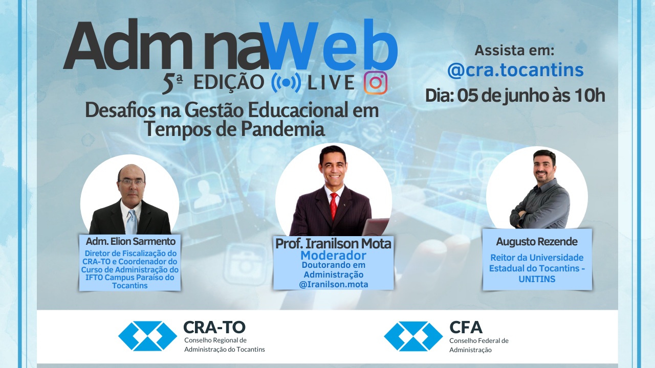Read more about the article 5ª Edição Programa ADM NA WEB