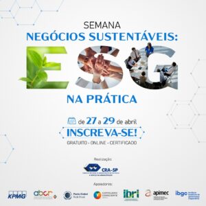 Read more about the article Participe da Semana Negócios Sustentáveis ESG