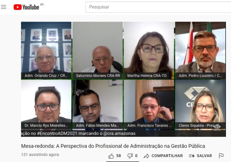 You are currently viewing CRA-TO participa de mesa redonda no XIX Encontro de Administração do Amazonas