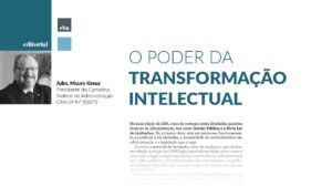 Read more about the article Editorial Mauro Kreuz – RBA 144 | “O poder da transformação intelectual”