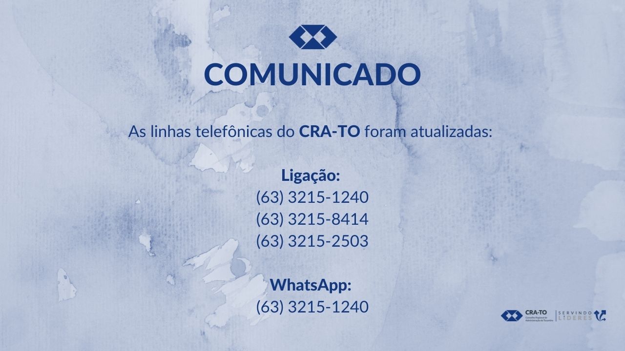 You are currently viewing LINHA TELEFÔNICAS DO CRA-TO