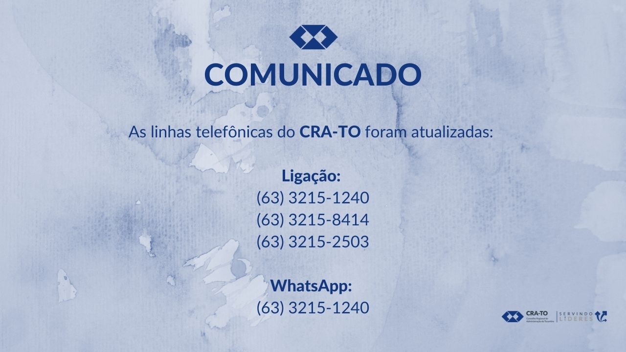 Read more about the article LINHA TELEFÔNICAS DO CRA-TO