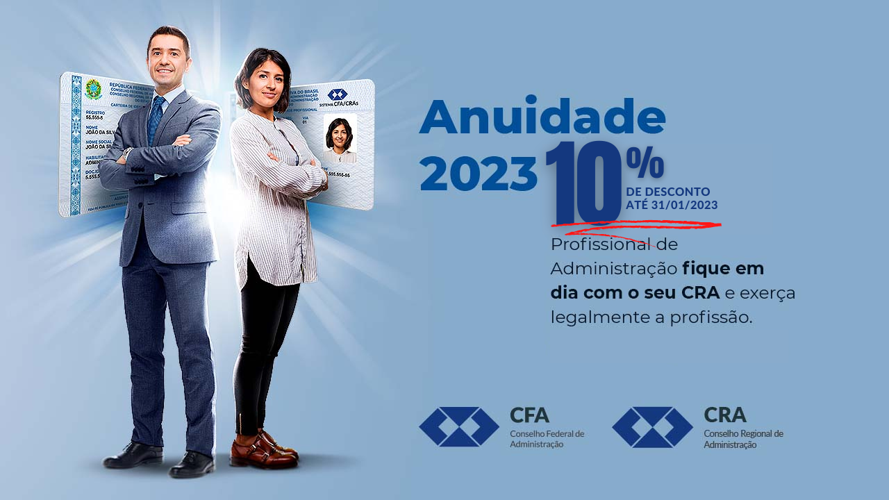 Read more about the article Profissional da Administração: pague a Anuidade 2023