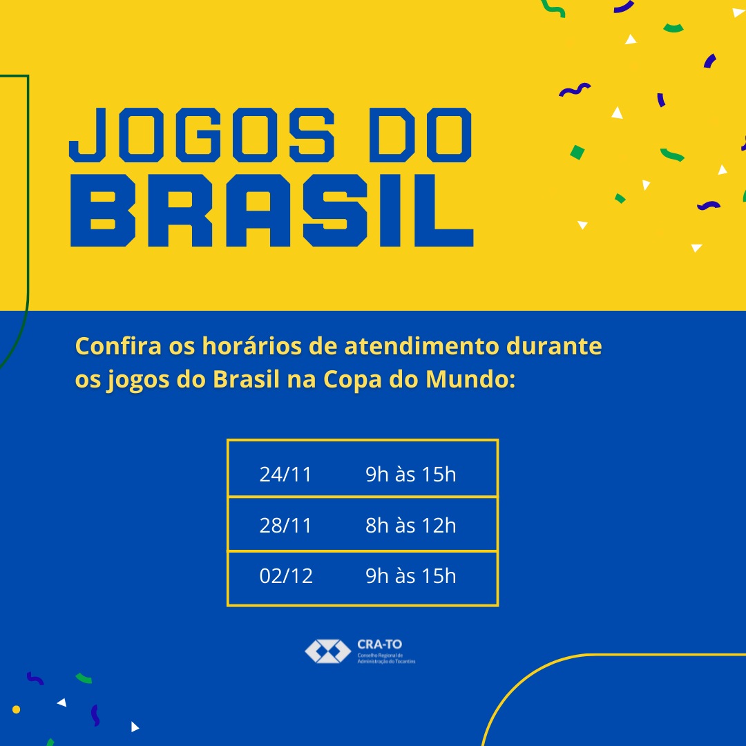 You are currently viewing Comunicado: Funcionamento do Conselho nos dias de Jogos do Brasil