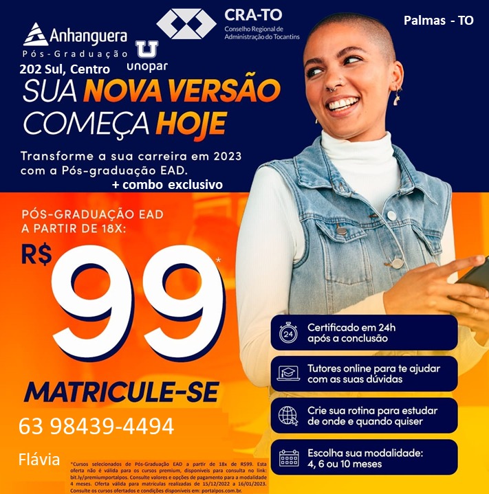 Read more about the article Aproveite o desconto de 35% – Convênio com a Unopar/ Anhanguera – desconto na Pós-Graduação EAD