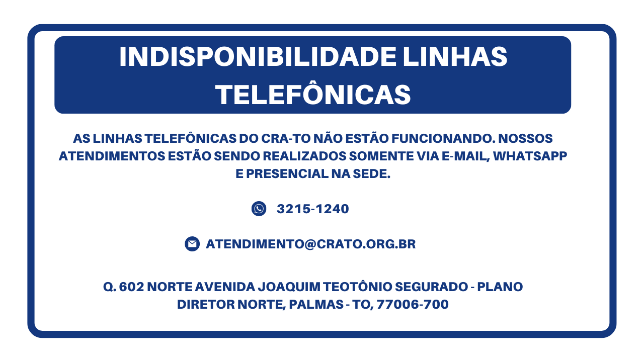 You are currently viewing Indisponibilidade Linhas Telefônicas