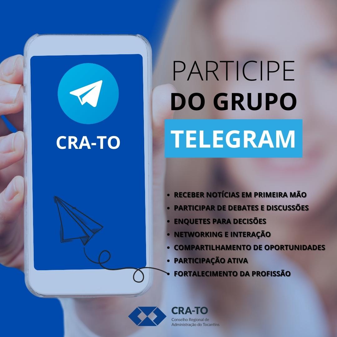 You are currently viewing CRA-TO no Telegram: Novo Espaço Exclusivo para Registrados