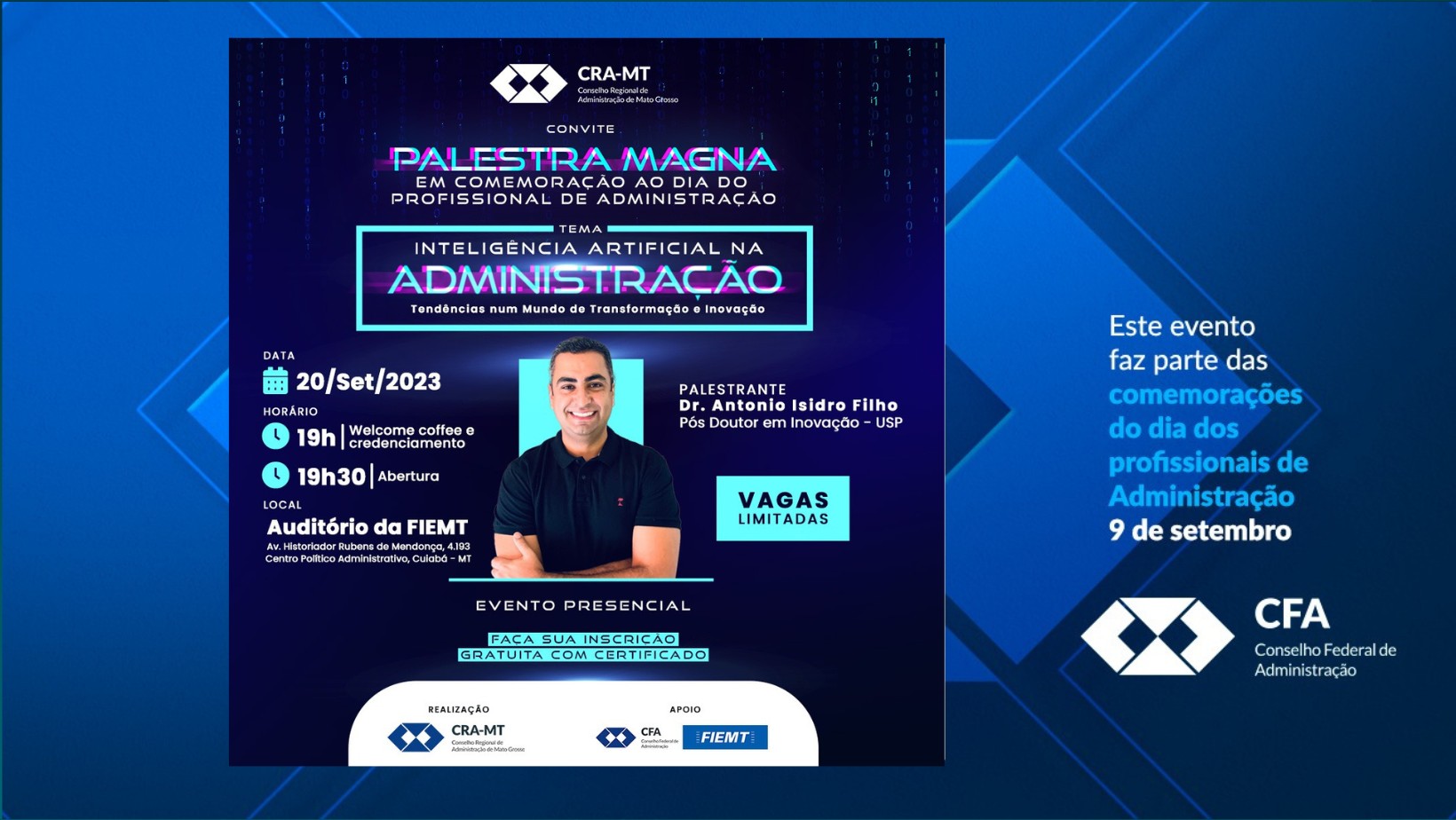 You are currently viewing CRA-MT realiza palestra magna sobre inteligência artificial